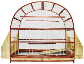 Gaiola Passarinho Em Madeira - Sabiá - Pássaro Preto - Gaiola Passarinho Em Madeira - Sabiá - Pássaro Preto -