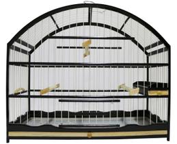 Gaiola Passarinho Em Madeira - Trinca Ferro / Picharro / Bico de Ferro - Coxo Alto