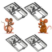 Gaiola pega Roedores Inteligente Kit C 4 Unidades Reutilizável Gaiola pega Roedores Inteligente Kit C 4 Unidades Reutilizável