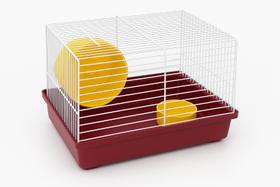 Gaiola Pequena para Hamster Rato Twister com Acessórios