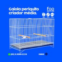 Gaiola Periquito Média Criador - Fao Gaiolas