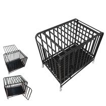 Gaiola Pet Gato Cao Cachorro Canil Animal de Estimacao Pet Shop Bandeja Removivel Rodinhas Transporte Seguro Movel