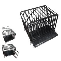 Gaiola Pet Gato Cao Cachorro Canil Pet Shop Bandeja Removivel Rodinhas Transporte Seguro Animal de Estimacao Movel