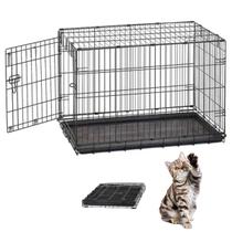 Gaiola Pet Gato Hamster Porquinho da India Filhote Animal de Estimaçao Viveiro Bandeja Removivel Transporte Resistente