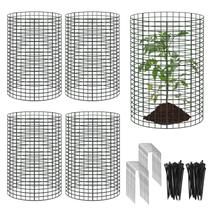 Gaiola protetora de plantas YEXEXINM Metal 60x30cm 15 unidades com estacas Gaiola protetora de plantas YEXEXINM Metal 60x30cm 15 unidades com estacas