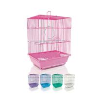 Gaiola Quadrada Para Passarinho Periquito Calopsita Metal Cor Sortida American Pets