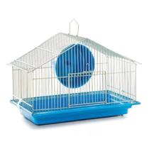 Gaiola Transporte Para Hamster Modelo Chalé Com Rodinha