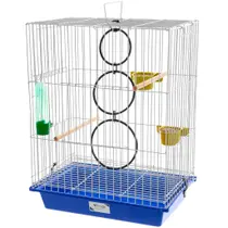 Gaiola Viveiro Calopsita Agapornis Completa Com Acessórios