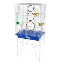 Gaiola Viveiro Calopsita Agapornis Completa Com Acessórios