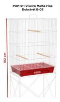 Gaiola Viveiro Periquito Gaiobraz Para Animais 29x43x102 Cm Cores Sortidas Pop 511