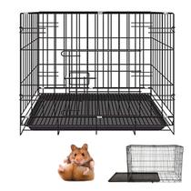 Gaiola Viveiro Pet Filhote Gato Coelho Passaro Animal de Estimaçao Transporte Bandeja Removivel Resistente Seguro