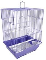 Gaiola YML A1124MPUR Flat Top para periquitos pequenos 28x22x35cm