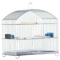 Gaiolas Pássaros Belga Prata P041 - Gaiolas Londrina