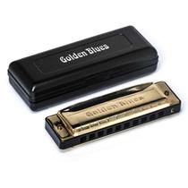 Gaita de boca Golden Blues Dó 5020C - Hering Gaita de boca Golden Blues Dó 5020C - Hering