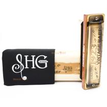 Gaita de boca hering vintage harp lá com case Gaita de boca hering vintage harp lá com case