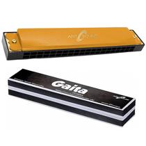 Gaita Harmônica Com 24 Furos Portátil Infantil Instrumento Musical Gaita Harmônica Com 24 Furos Portátil Infantil Instrumento Musical