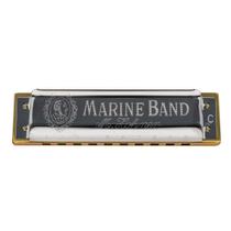 Gaita Harmônica Diatônica Hohner Marine Band 1896/20 A Gaita Harmônica Diatônica Hohner Marine Band 1896/20 A