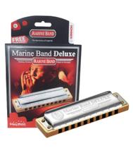 Gaita Harmônica Marine Band Deluxe 2005/20 - G (SOL) - Hohner Gaita Harmônica Marine Band Deluxe 2005/20 - G (SOL) - Hohner