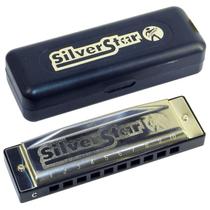 Gaita Harmônica Silver Star Hohner 504/20 C Gaita Harmônica Silver Star Hohner 504/20 C
