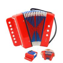 Gaita Sanfona Infantil 3 Baixos 7 Teclas Instrumento Musical