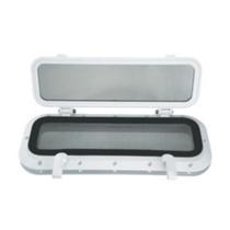 Gaiuta Vigia Escotilha Náutica Retangular Tela 4x14 Pol Fumê Gaiuta Vigia Escotilha Náutica Retangular Tela 4x14 Pol Fumê