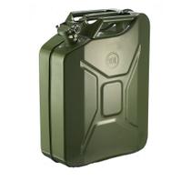 Galão combustível em metal 20l verde militar