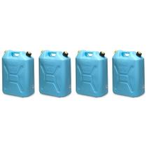 Galão de Água Portátil Scepter Grau Alimentício 20L/5 Galões Azul