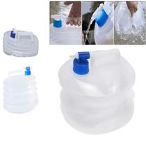 Galão dobravél garrafa camping armazenamento de agua suco combustivél gasolina multiuso