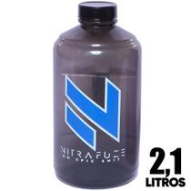Galão Garrafa Água Bebida Academia 2,1 Litros Preto Nitra