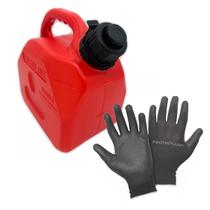 Galão Tanque Wolf-flow 5 Litros Para Gasolina e Combustível Com Luva - Lupus Galão Tanque Wolf-flow 5 Litros Para Gasolina e Combustível Com Luva - Lupus