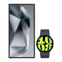 Galaxy S24 Ultra 512GB - Preto + Galaxy Watch6 BT 44mm - Grafite - Samsung