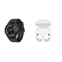 Galaxy Watch6 Classic LTE 43mm Grafite + Galaxy Buds2 Pro Branco - Samsung