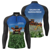 Galera do Agro Camisa Proteção UV50 Agropecuária Manga Longa Térmica