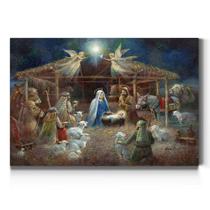 Galeria de representações de arte de parede em tela Serene Christmas 12x18 Galeria de representações de arte de parede em tela Serene Christmas 12x18