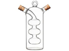 Galheteiro 2 Em 1 Porta Azeite E Vinagre De Vidro 70ml 320ml