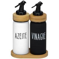 Galheteiro Azeite Vinagre Design Moderno Cozinha Gourmet