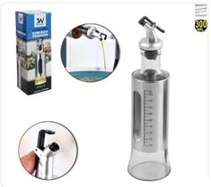 Galheteiro Azeiteiro Vinagreiro De Vidro E Inox 300ml 2W8715