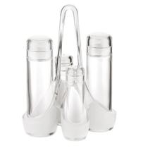 Galheteiro Com Porta Temperos Transparente Everyday - Guzzini Galheteiro Com Porta Temperos Transparente Everyday - Guzzini