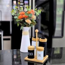 Galheteiro Com Suporte Organizador Cozinha Armazenar Porta Azeite Óleo Sal Condimentos Utensílios De Mesa Restaurante Galheteiro Com Suporte Organizador Cozinha Armazenar Porta Azeite Óleo Sal Condimentos Utensílios De Mesa Restaurante