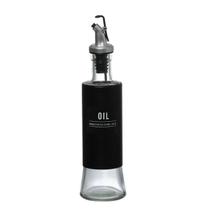 Galheteiro De Vidro 310ml Preto C/ Dosador Manhatan