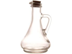 Galheteiro de Vidro Com Tampa de Rolha 250ml Azeite Vinagre Galheteiro de Vidro Com Tampa de Rolha 250ml Azeite Vinagre