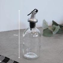 Galheteiro de vidro para azeite óleo vinagre com bico dosador 250ml para cozinha - Filó Modas