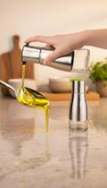 Galheteiro Dosador de Vidro e Inox 320ml Premium Galheteiro Dosador de Vidro e Inox 320ml Premium