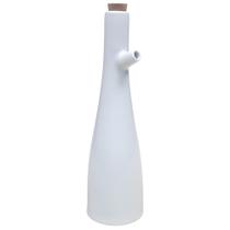 Galheteiro Garrafa Porcelana Premium Para Azeite Óleo Vinagre 300ml