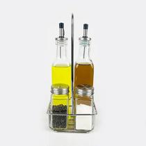 Galheteiro Kit Com Suporte Gourmet