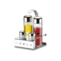 Galheteiro Parma Inox 5 Pçs - Brinox Galheteiro Parma Inox 5 Pçs - Brinox