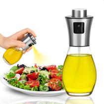 Galheteiro Spray de Vidro 200ml Pulverizador Borrifador Reutilizável para Azeite, Óleo e Molhos