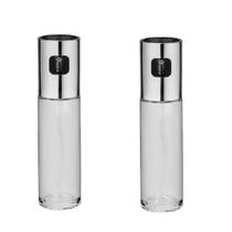 Galheteiro Vinagre e eite Spray 100ml - Vidro e Inox