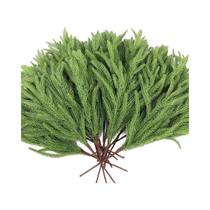 Galho Artificial Realista De Pinheiro Norfolk Para Guirlanda De Natal, Decoração E Artesanato DIY, Galho Artificial Realista De Pinheiro Norfolk Para Guirlanda De Natal, Decoração E Artesanato DIY,