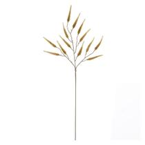 Galho Astilbe Com Flocked Caramelo 90cm